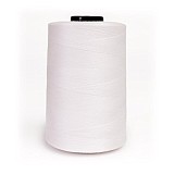 Grace Company Finesse Snow White Solid Color 50 Weight Machine Quilting Thread 5,500 Yard Cone