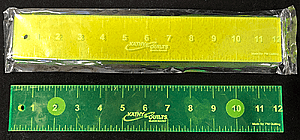2 X 12 Inch Longarm Ruler - Green