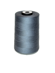 Grace Company Finesse Charcoal Solid Color 50 Weight Machine Quilting Thread 5,500 Yard Cone