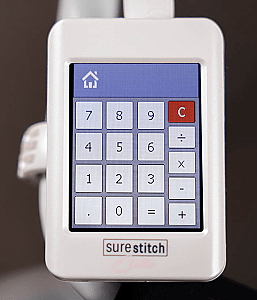 SureStitch Elite Calculator Screen